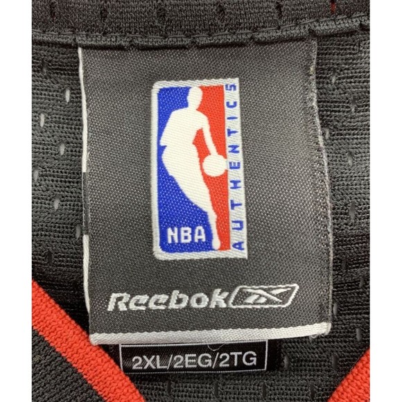 NBA Authentic Shaquille O'Neal Mens Jersey Size 2XL Black Red Team Apparel - Picture 6 of 12